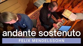 Felix Mendelssohn - 6 Kinderstücke, Op. 72: II. Andante sostenuto | Folding Reed Organ Duet