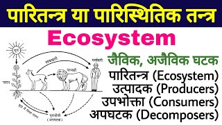 पारितंत्र या पारिस्थितिक तंत्र | ecosystem | types of ecosystem | paritantra | paristhitiki tantra