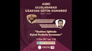 Uzaktan Eği̇ti̇mde Ki̇şi̇sel Veri̇leri̇n Korunumu Dröğrüyesi̇ Yasemi̇n Güllüoğlu Altun Emi̇n Hamdi̇ Uysal