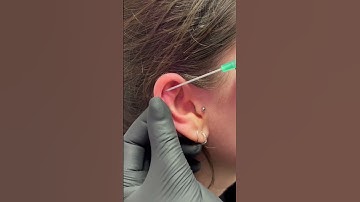 Thumbnail of The most popular ear piercing | Helix piercing #piercing #earpiercing #helixpiercing