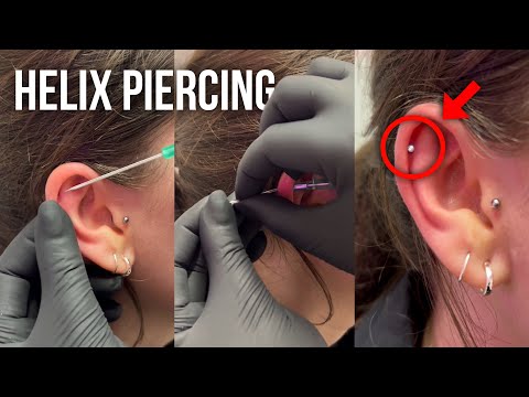 The Most Popular Ear Piercing | Helix Piercing Piercing Earpiercing Helixpiercing