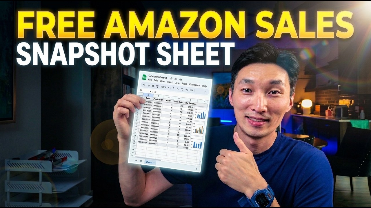 FREE Amazon Sales Snapshot Spreadsheet - How to Use - YouTube