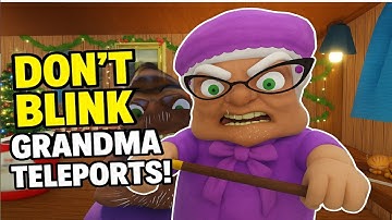 EVIL GRANDMA ESCAPE! (FIRST PERSON OBBY!) - ROBLOX GAMEPLAY