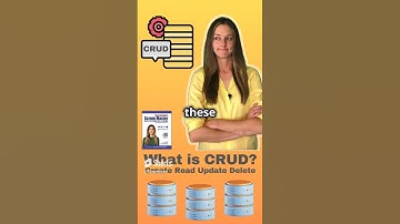 What is CRUD? #database #mysql #postgresql #sql #sqlserver #sqlforbeginners #nosql #mongodb #github