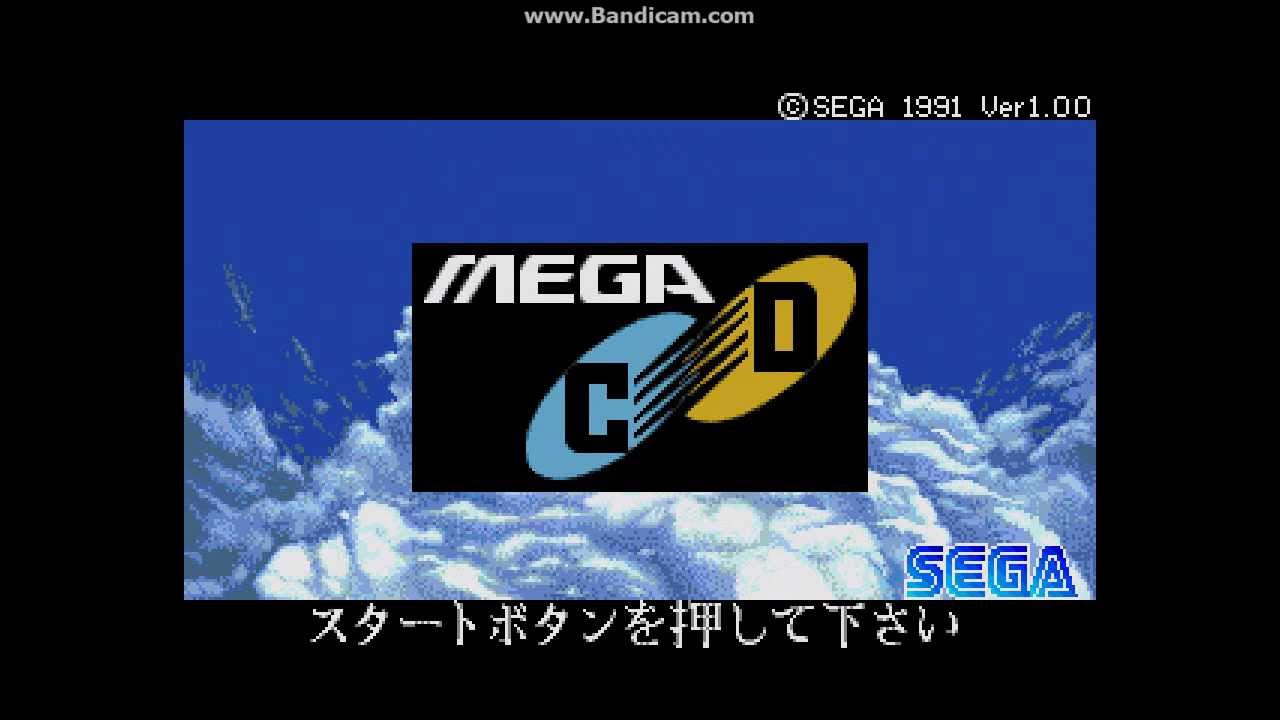 Sega Mega-CD Japanese Startup Screen - YouTube