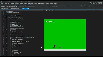 T- Rex Game on C#