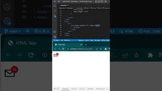 Message Notification icon with dynamic value in HTML CSS only #Shorts
