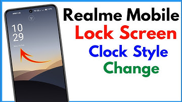 Lock Screen Clock Style Change Realme | Realme C33 Me Lock Screen Clock Change Kaise Kare