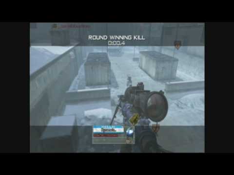 Modern warfare 2 guy freaks out over 360 quick scope