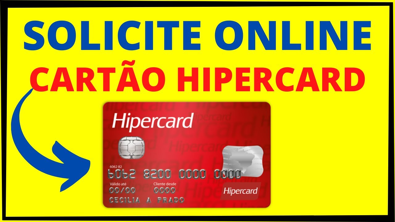 COMO FAZER CARTÃO HIPERCARD PELA INTERNET - YouTube
