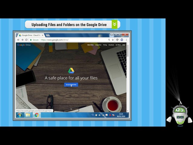 Uploading Files and Folders on the Google Drive