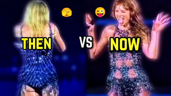 Taylor Swift Beginning of Tour Vs Now
