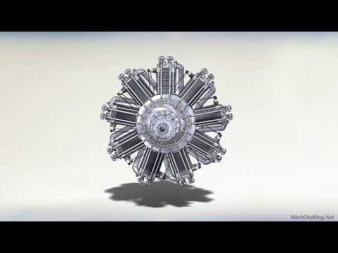 Bentley BR-2 Animation