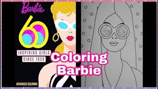 Coloring Barbie 60th Anniversary Coloring book screenshot 4