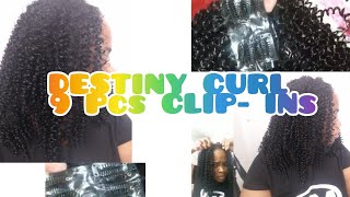 Closest Look!!! to Your Natural Hair| Middle Part| 9pcs Clip-ins Mayde Bundles