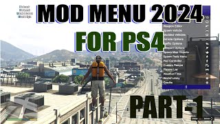 GTA V PS4 full detailed Mod menu video (Part 1)