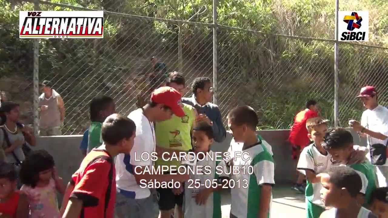 LOS CARDONES F.C. CAMPEONES FUT-SALA SUB 10, EL VALLE. SABADO 26-05-2013