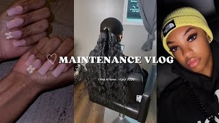 VLOG: Maintenance Days!| hair appt + new lash set + nail appt