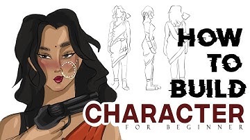 CHARACTER DESIGN - How to make characters for beginners.
