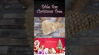 DIY | Table Top Christmas Tree | Pista shell Craft | Home Decor #shorts