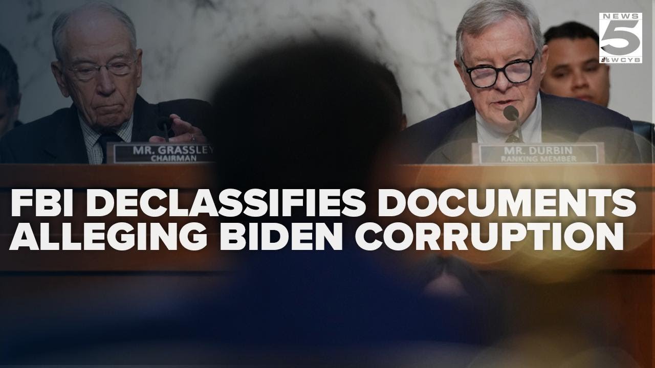 FBI declassifies more documents alleging corruption by Joe Biden