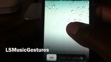 LSMusicGestures - Use Gestures Music From Your Lockscreen