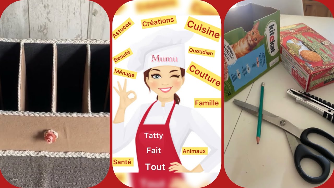 Boîte de rangement #diy #creative #tutorial #boite #rangement #maquillaje #beauté #video #pourtoi 