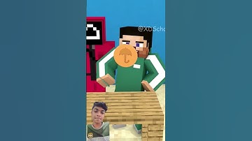 When Pro Steve v.s Zombie Plays Squid Game Dalgona Candy |  Minecraft Animations