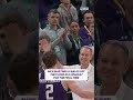 Nick Martinelli walks off the floor as a Wildcat for the final time 💜 #basketball #cbb #northwestern