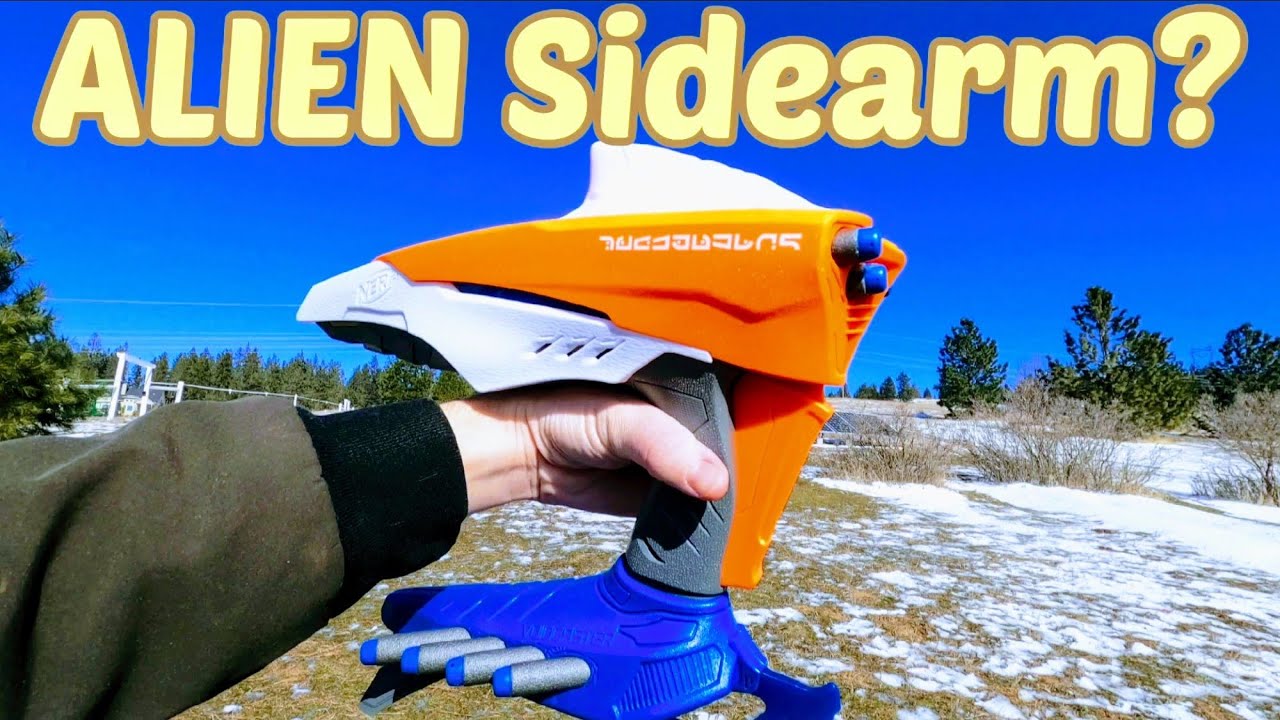 NERF　エイリアンメナス　ヴォイドキャスター Amazon.com: NERF Alien Menace Voidcaster Blaster : Toys & Games