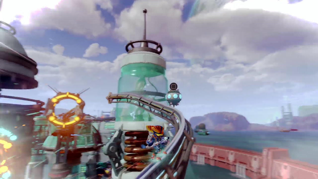 How To Ratchet and Clank Kalebo Rail Grind Gold Bolt YouTube