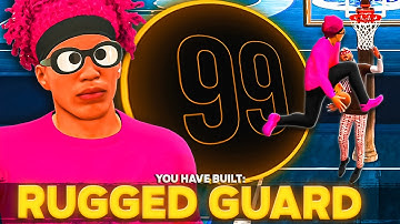 My 99 ISO RUGGED GUARD build with CONTACTS and SHARP takeover is UNSTOPPABLE on NBA 2K22...