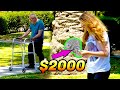 Cranky Old Man Drops $2000 Money - Will Young Girl Steal It? - To Catch A Thief