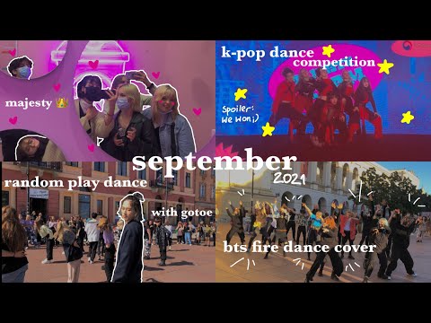 🍂 september | warsaw, RPD with GoToe, BTS dance cover in public, senior in high school