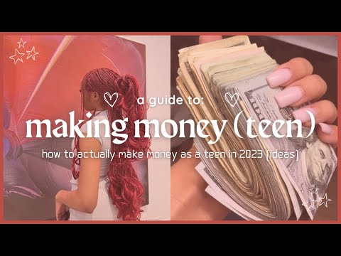 HOW TO MAKE MONEY AS A TEEN IN 2023 ☆ realistic + practical side hustle ideas