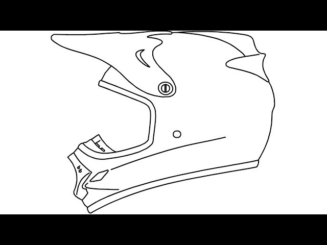 dirt bike helmet coloring pages