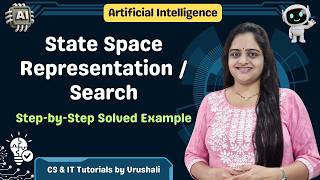 AI 9: State Space Representation & Search in AI + Solved Examples | Tower of Honai Problem