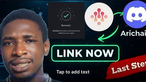 Link Your Arichain to Discord Wallet NOW or You’ll Miss Eligibility!  |  Do this Now!!!
