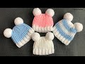 Easy & fast crochet baby hat/four sizes crochet hats/crochet for beginners