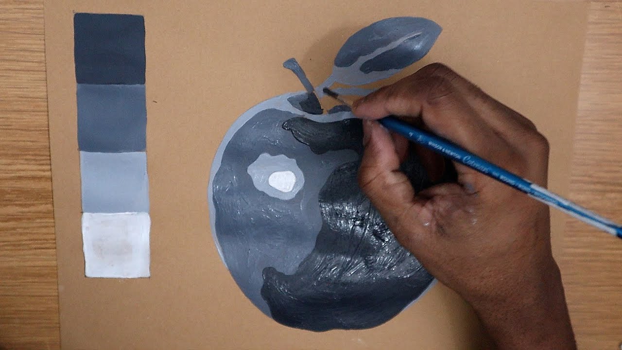 Tonal Paint How To Make A Tonal Painting Using Acrylic Paint - YouTube