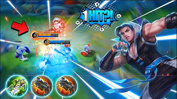 WTF CHOU TWO MALEFIC ROAR HIGH DAMAGE! CHOU 1 SHOT-BUILD | MLBB