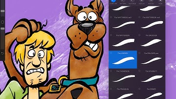 Scooby Doo & Shaggy - Procreate Brush Set / Fan Art Drawing