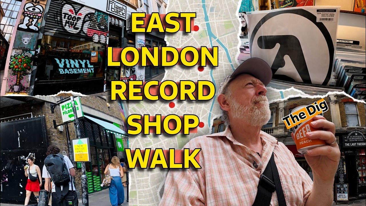 East London Record Shop Walk - great vinyl adventure - the lost byway