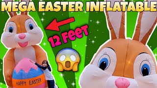 Our Biggest Easter Inflatable Ever!  Giant Bunny Blow Up 2021 Will Blow Your Mind!