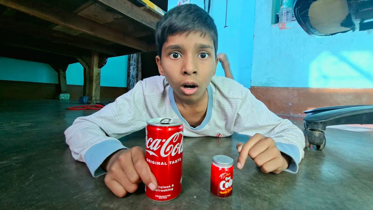 Babu Itna Chhota Cold Drink le aya 😱