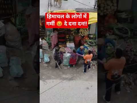 हिमाचल के लोगों में गर्मी 😡 दे दना दन!! #shorts #himachal #anger #viral #trending