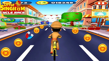 Little Singham Cycle Race - Best Cycle Run Game | Android/iOS Gameplay HD