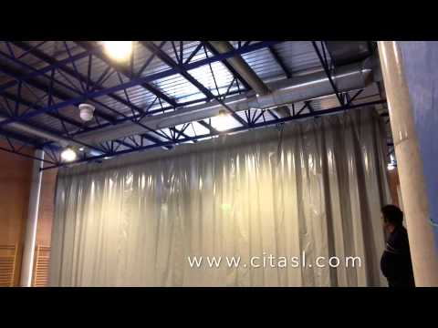 Walkdraw Gym Divider Curtain Walk Draw InfoVideo - YouTube