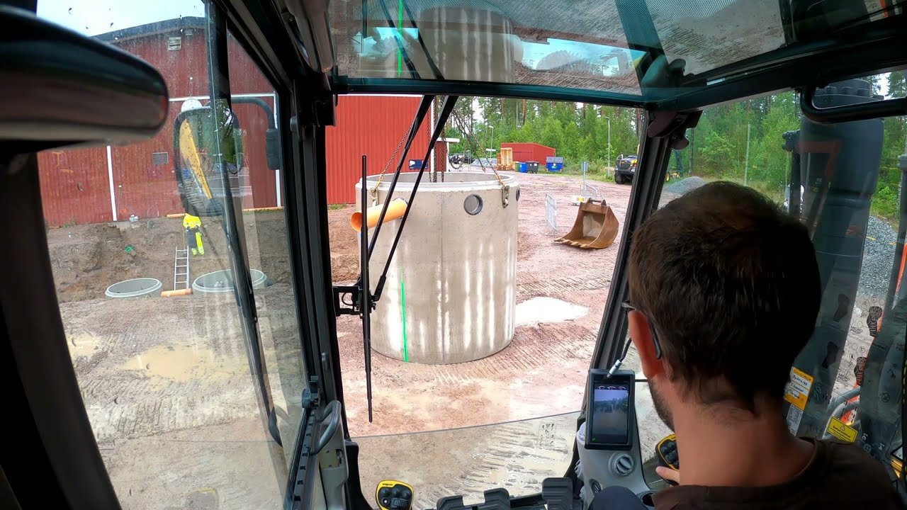 Nytt jobb med att gräva ner en Oljeavskiljare