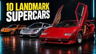 The Supercars That Made History — Countach, F40, McLaren F1 & More